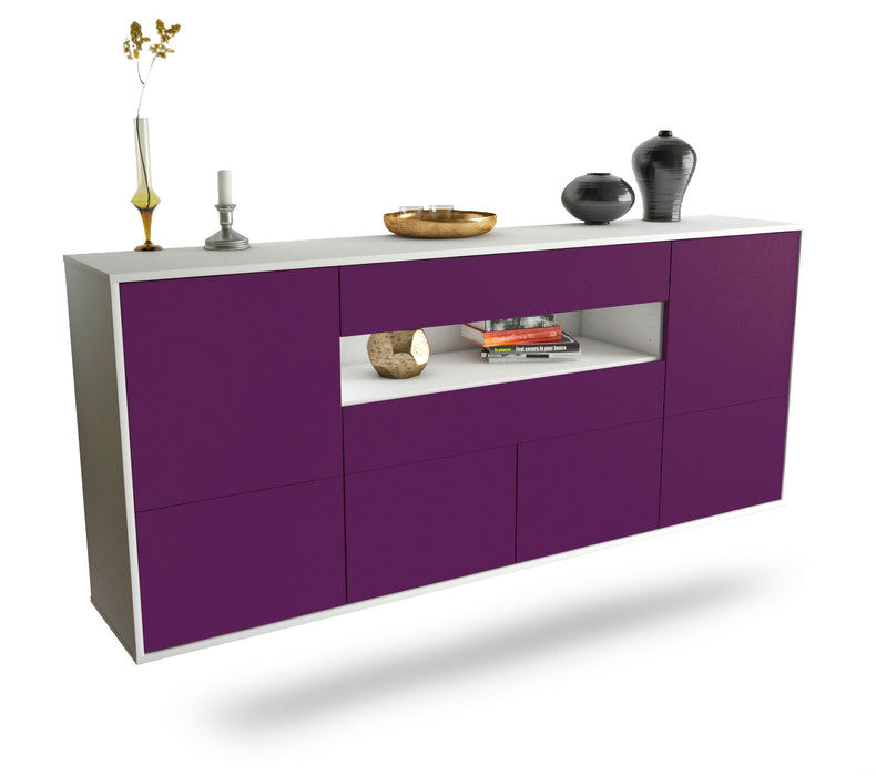 Sideboard McAllen, Lila, hängend (180x79x35cm)