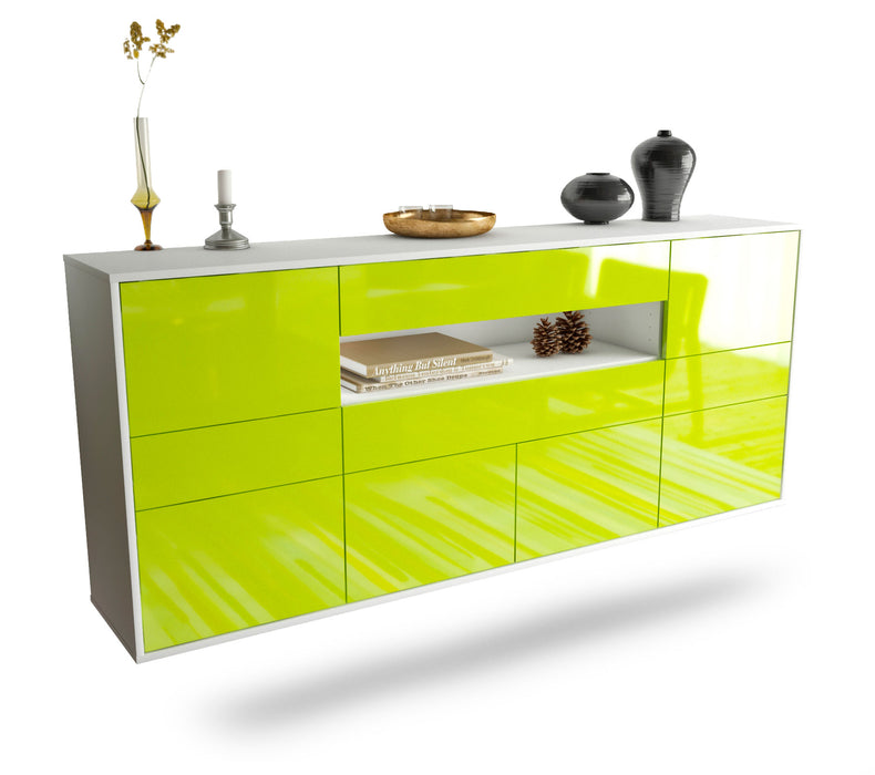 Sideboard Coral Springs, Grün, hängend (180x79x35cm)