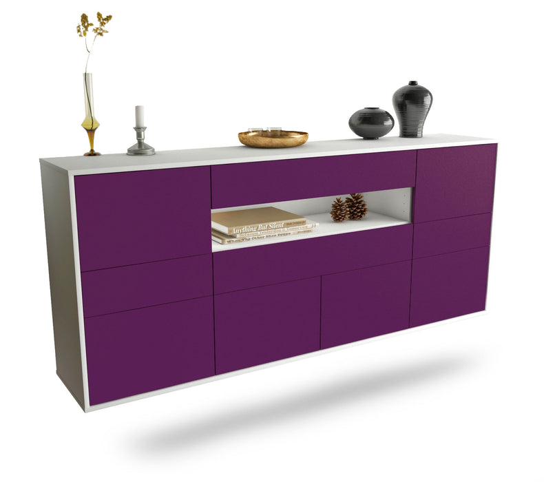 Sideboard Coral Springs, Lila, hängend (180x79x35cm)