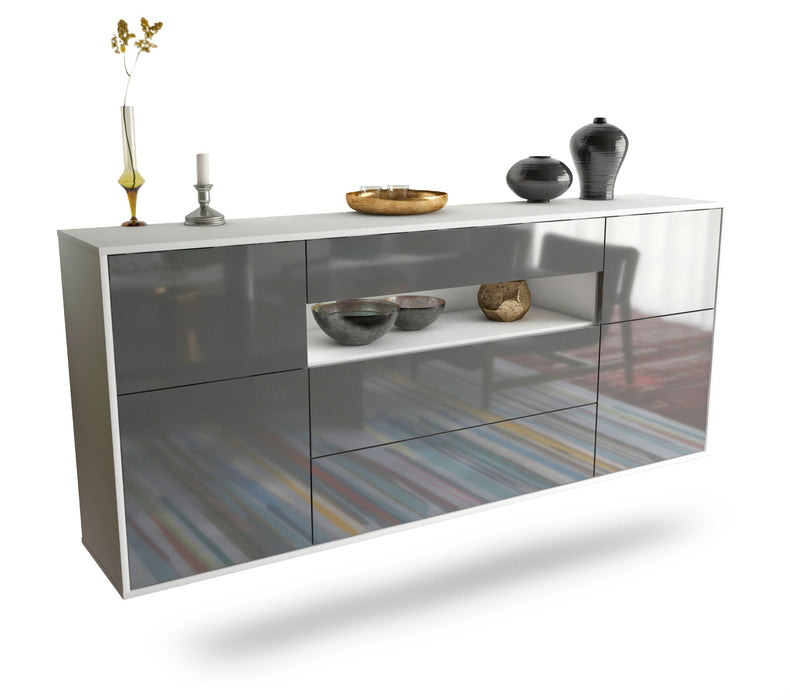 Sideboard Elizabeth, Grau, hängend (180x79x35cm)