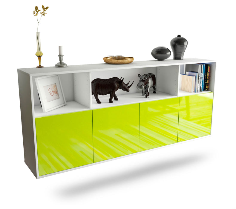 Sideboard Columbia, Grün, hängend (180x79x35cm)