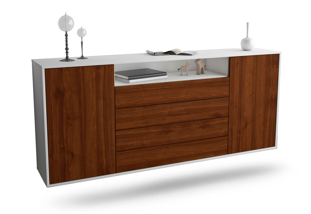 Sideboard New Haven, Walnuss, hängend (180x79x35cm)