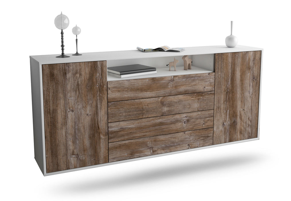 Sideboard New Haven, Treibholz, hängend (180x79x35cm)