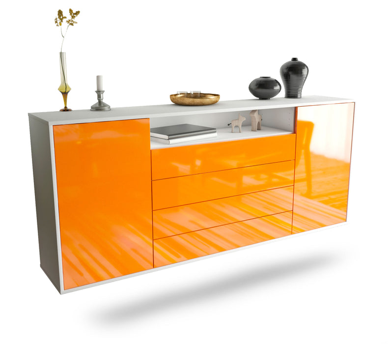 Sideboard New Haven, Orange, hängend (180x79x35cm)