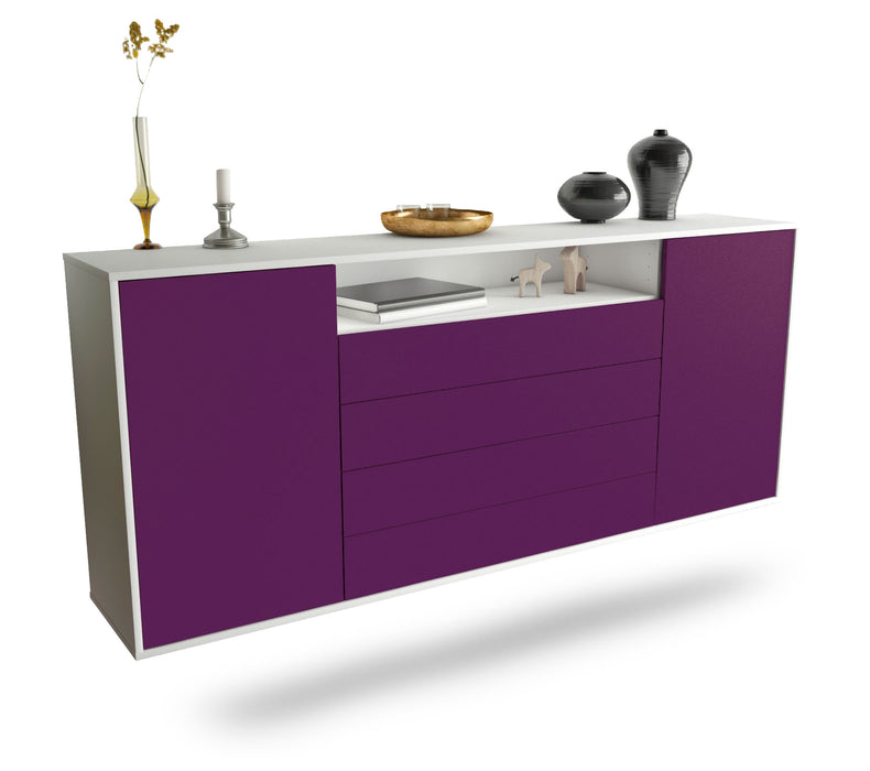 Sideboard New Haven, Lila, hängend (180x79x35cm)