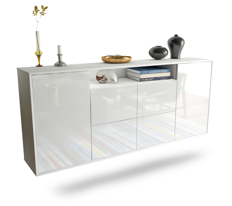 Sideboard Carrollton, Weiß, hängend (180x79x35cm)