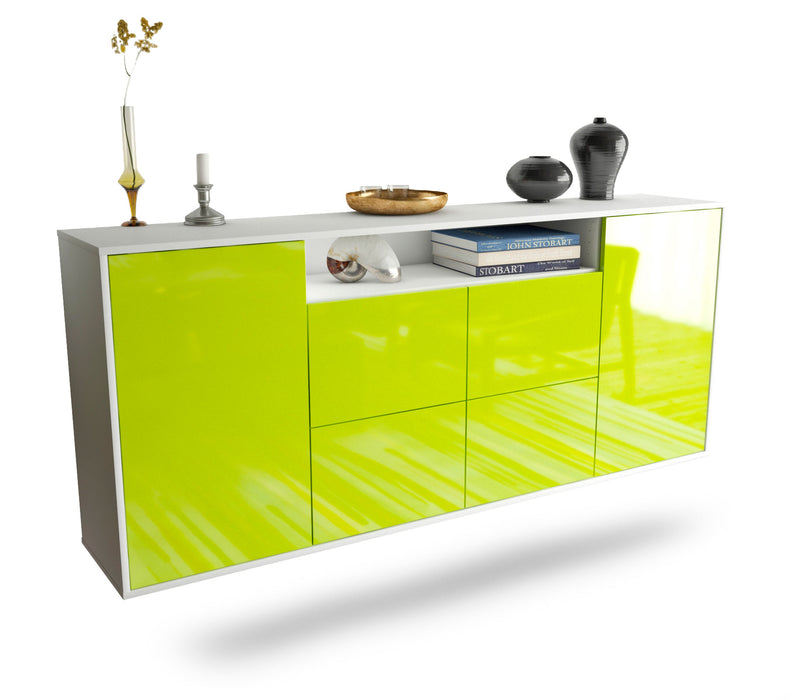 Sideboard Carrollton, Grün, hängend (180x79x35cm)