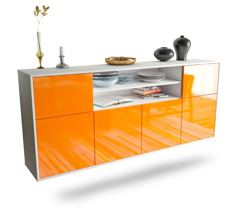 Sideboard Topeka, Orange, hängend (180x79x35cm)