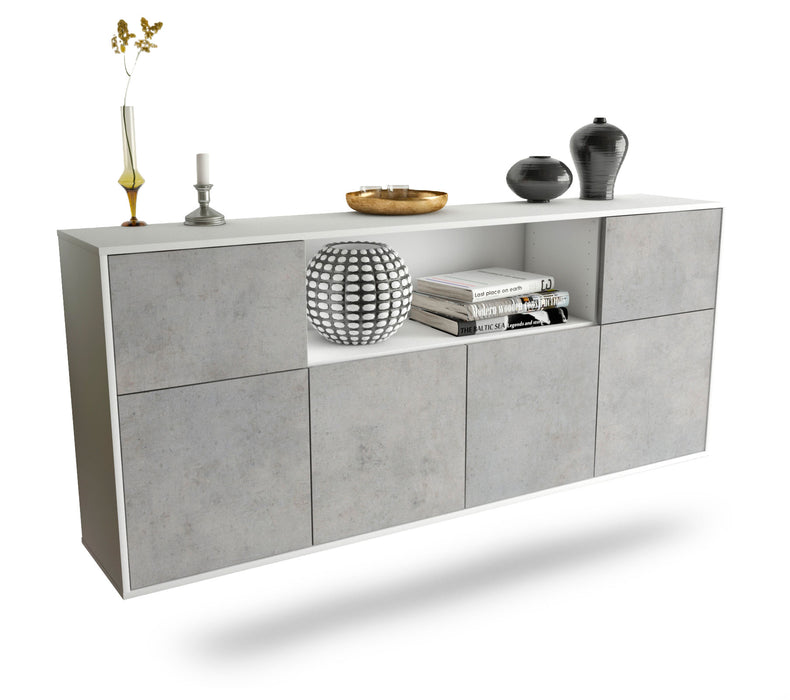 Sideboard West Valley City, Beton, hängend (180x79x35cm)