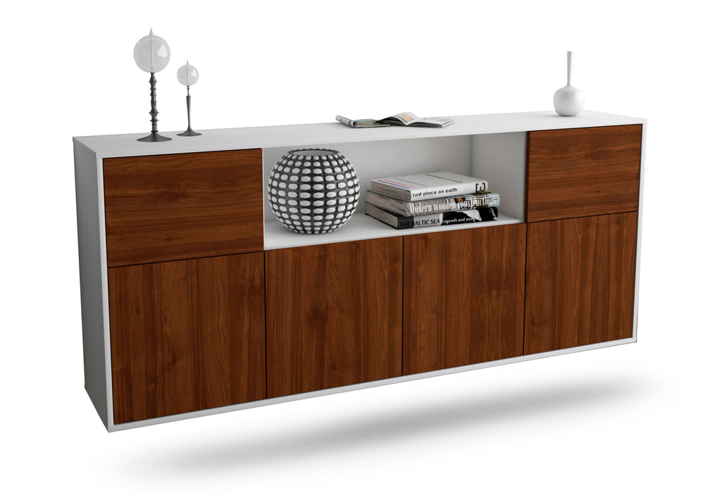 Sideboard West Valley City, Walnuss, hängend (180x79x35cm)