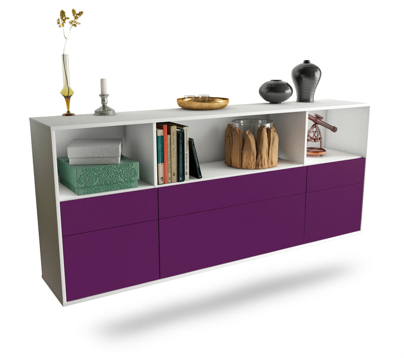 Sideboard Cary, Lila, hängend (180x79x35cm)