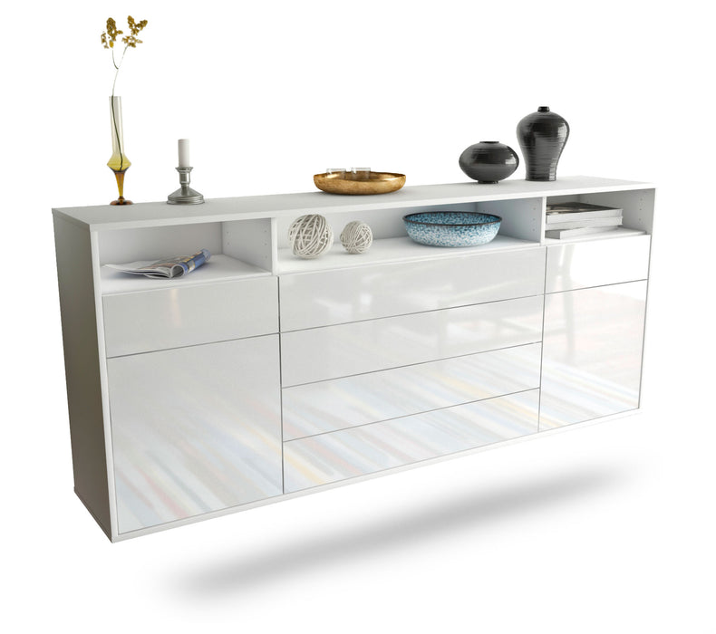 Sideboard Bellevue, Weiß, hängend (180x79x35cm)