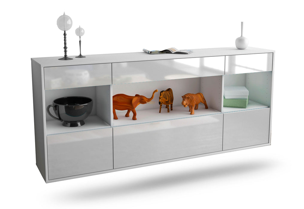 Sideboard Clarksville, Weiß, hängend (180x79x35cm)