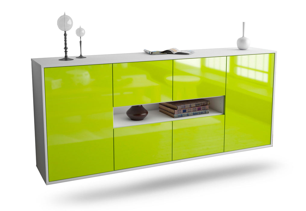 Sideboard Stamford, Grün, hängend (180x79x35cm)