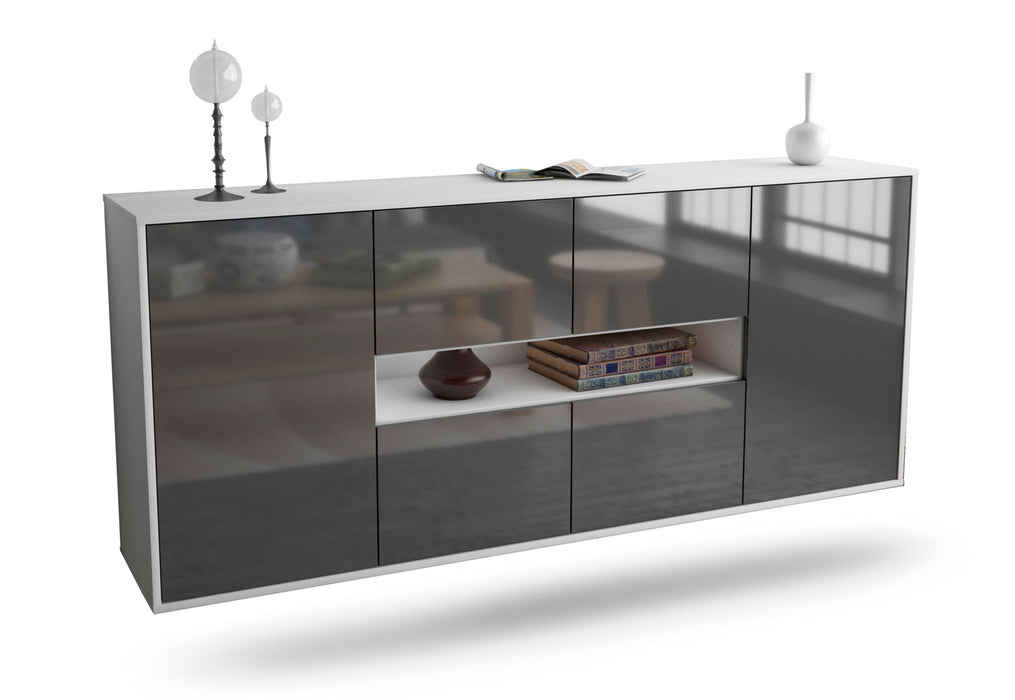 Sideboard Stamford, Grau, hängend (180x79x35cm)