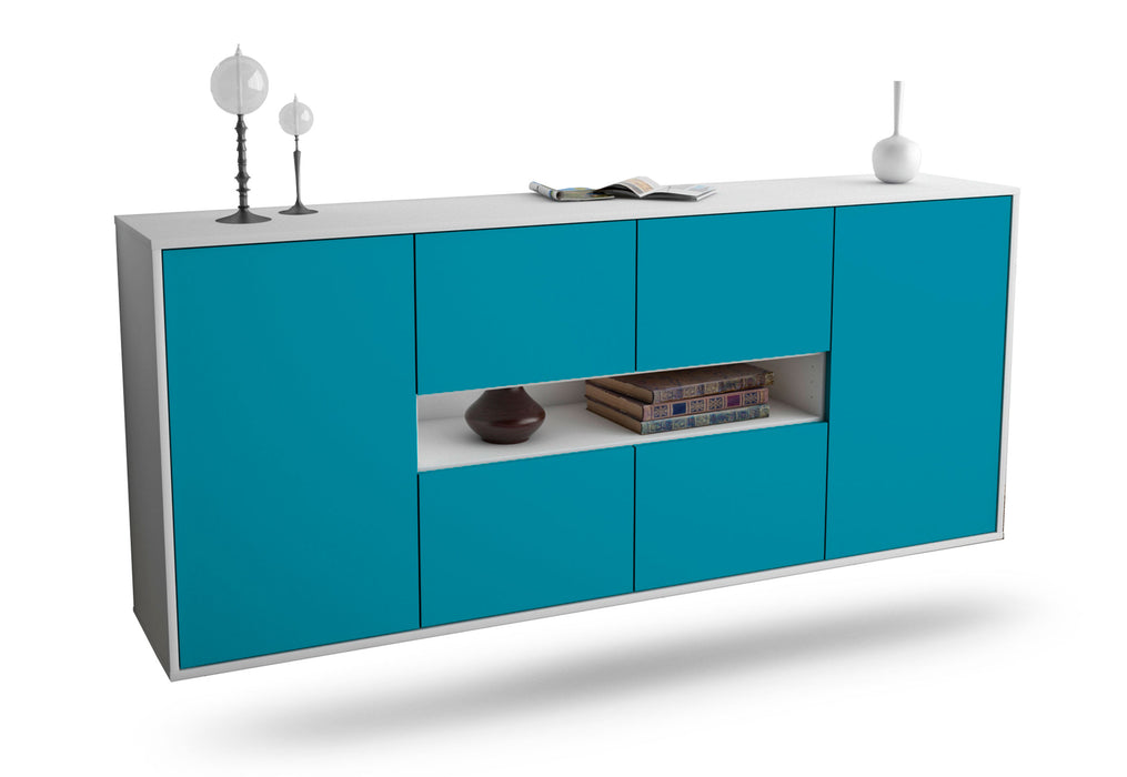 Sideboard Stamford, Türkis, hängend (180x79x35cm)