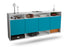 Sideboard Provo, Türkis, hängend (180x79x35cm)