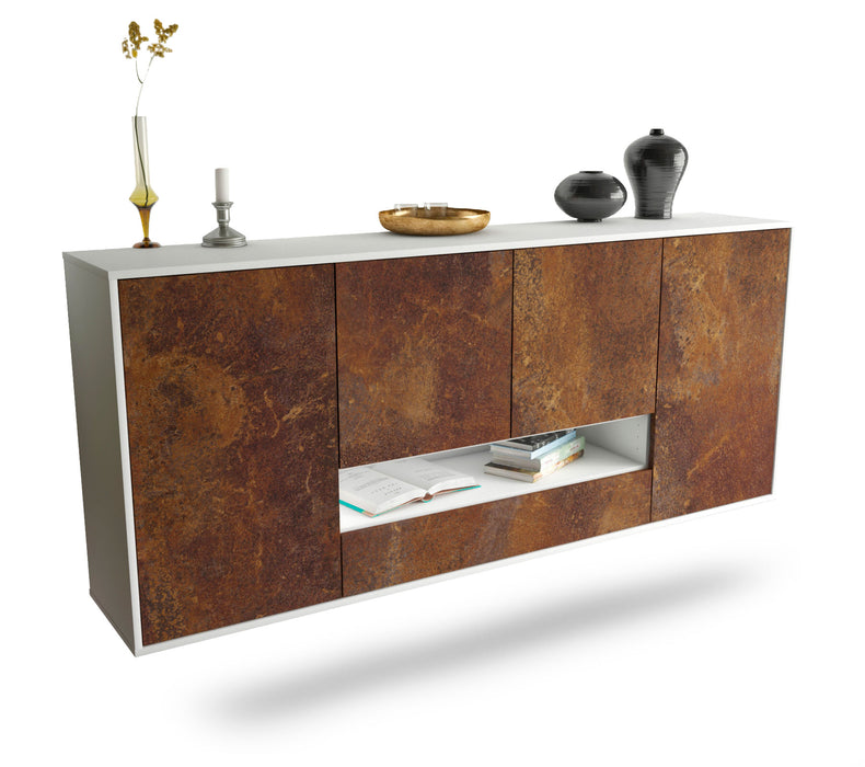 Sideboard Abilene, Rost, hängend (180x79x35cm)