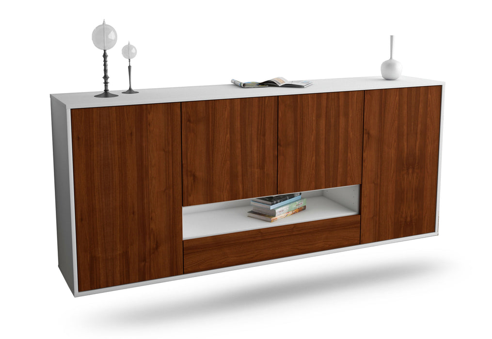 Sideboard Abilene, Walnuss, hängend (180x79x35cm)