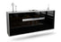 Sideboard McKinney, Schwarz, hängend (180x79x35cm)