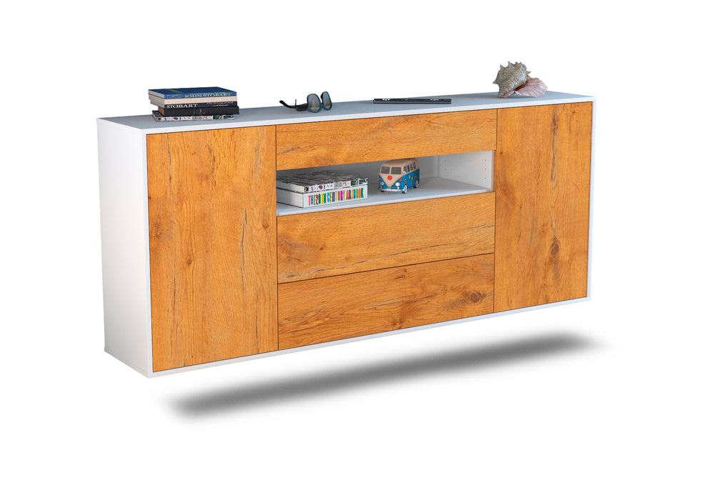 Sideboard Vallejo, Eiche, hängend (180x79x35cm)