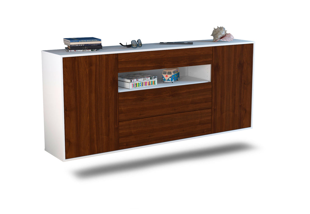 Sideboard Vallejo, Walnuss, hängend (180x79x35cm)