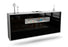 Sideboard Vallejo, Schwarz, hängend (180x79x35cm)