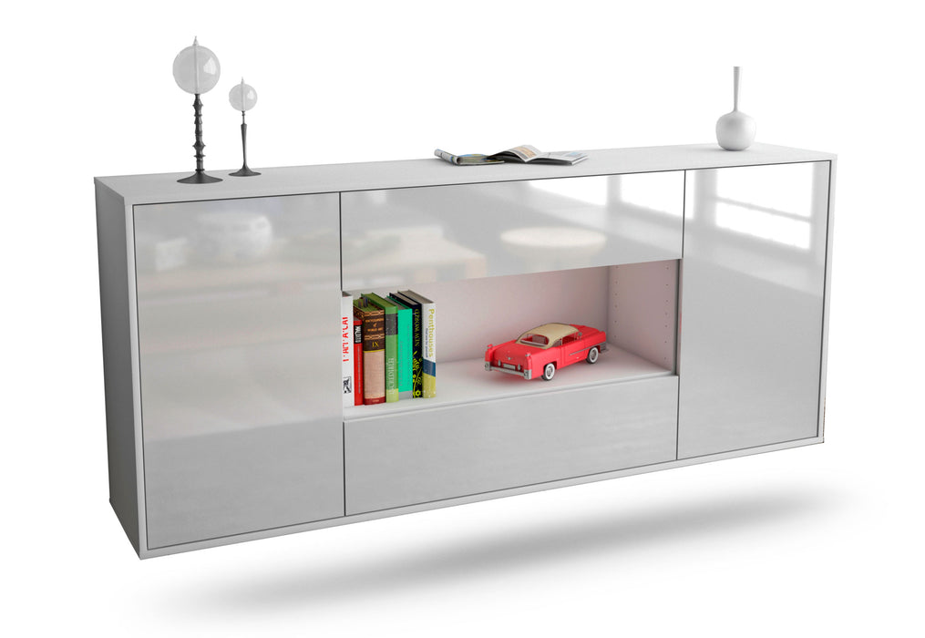 Sideboard Denton, Weiß, hängend (180x79x35cm)