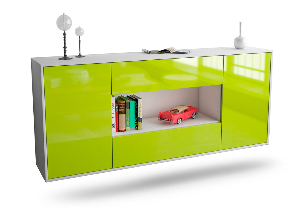 Sideboard Denton, Grün, hängend (180x79x35cm)