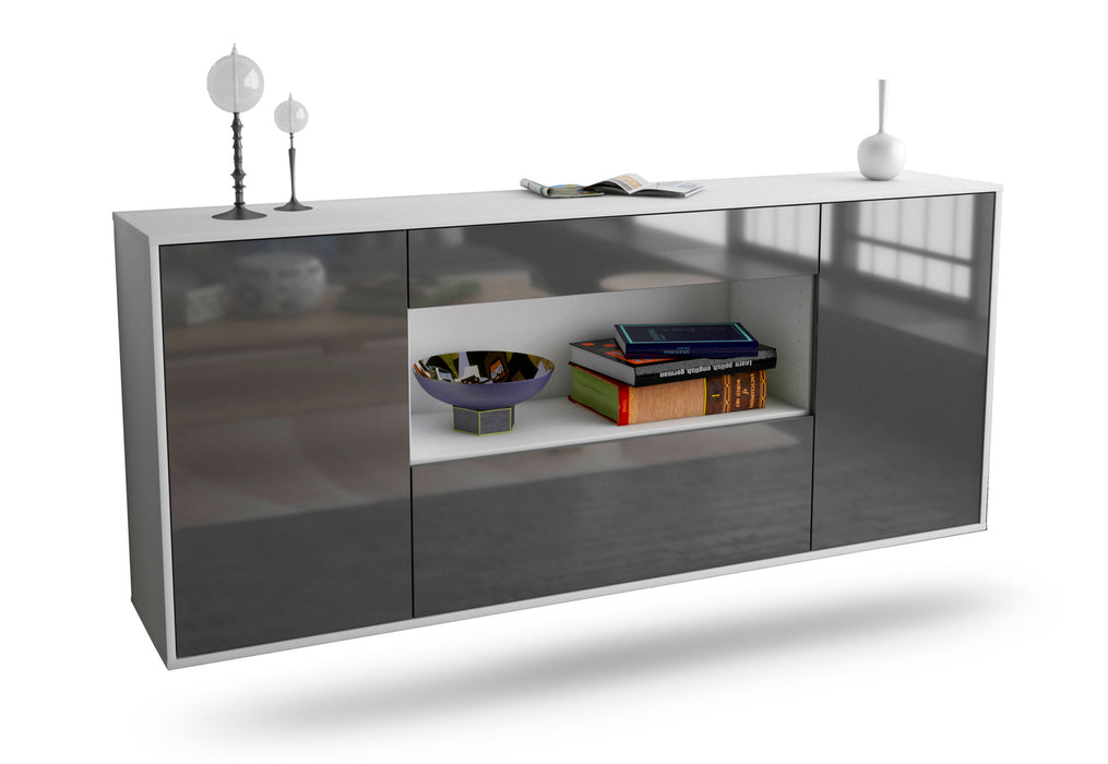 Sideboard Ann Arbor, Grau, hängend (180x79x35cm)