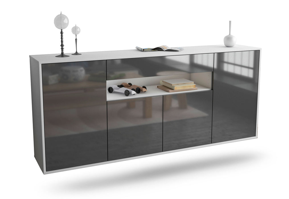 Sideboard Lansing, Grau, hängend (180x79x35cm)