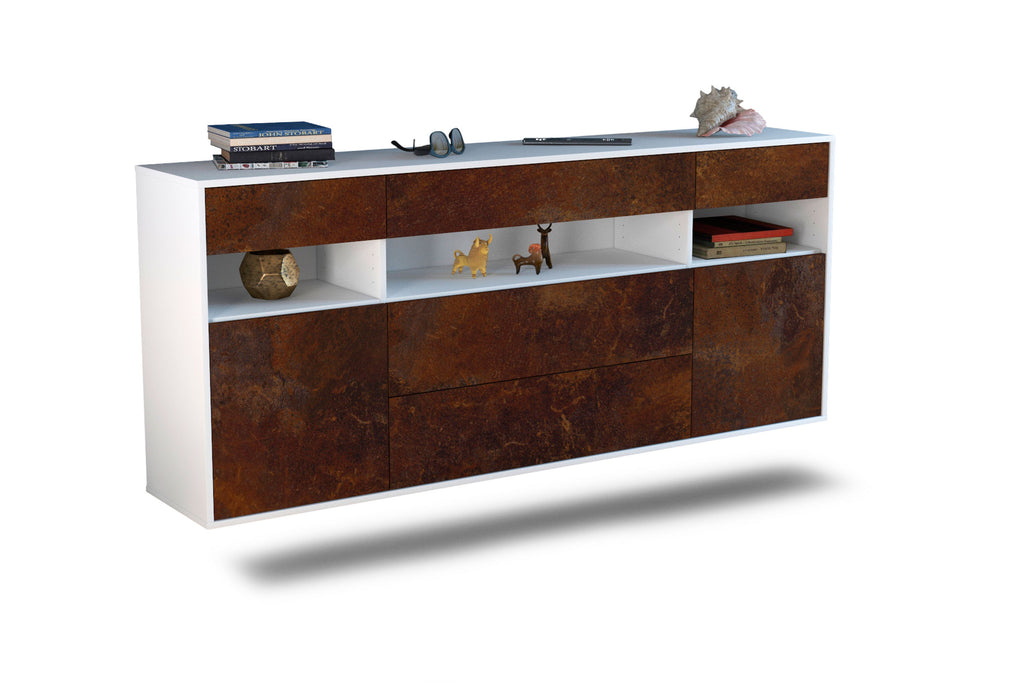 Sideboard Inglewood, Rost, hängend (180x79x35cm)