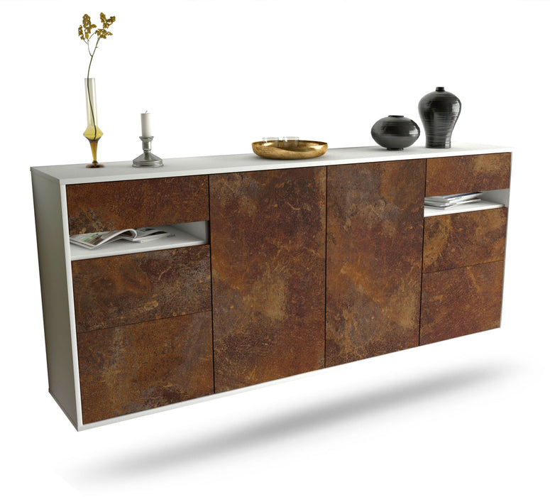 Sideboard Thornton, Rost, hängend (180x79x35cm)