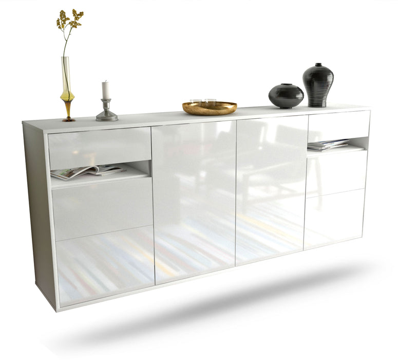 Sideboard Thornton, Weiß, hängend (180x79x35cm)