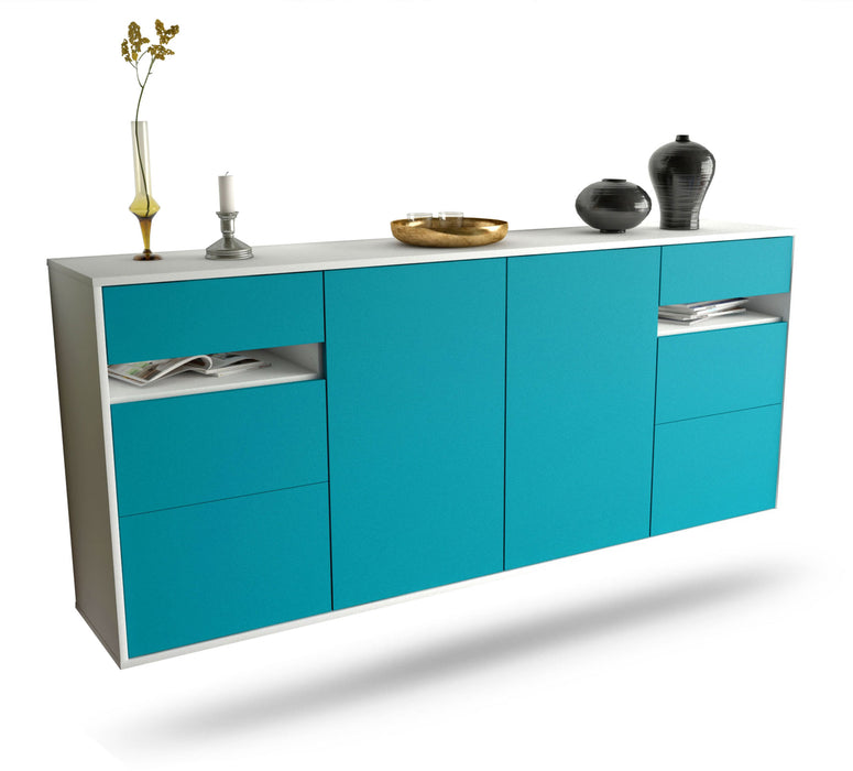 Sideboard Thornton, Türkis, hängend (180x79x35cm)