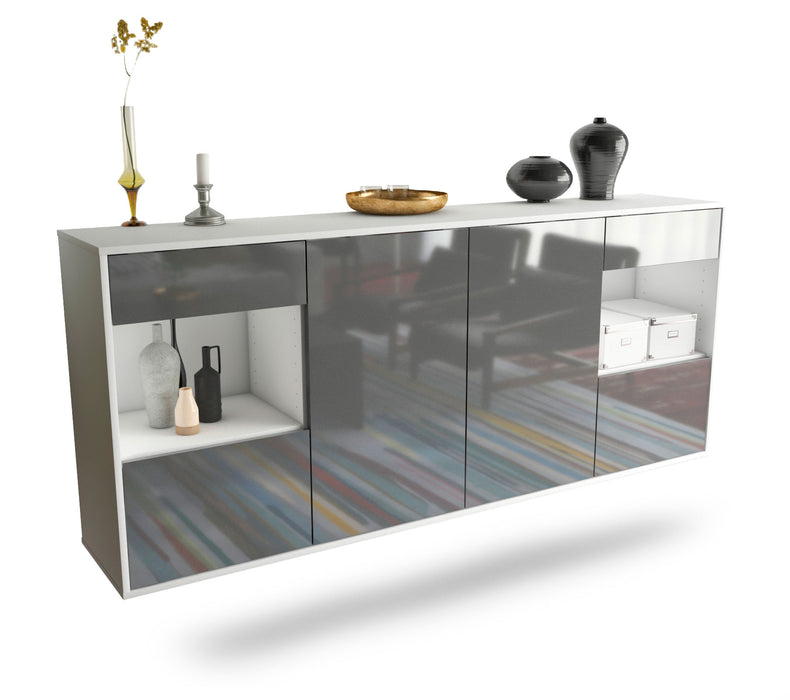 Sideboard Charleston, Grau, hängend (180x79x35cm)