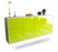 Sideboard Beaumont, Grün, hängend (180x79x35cm)