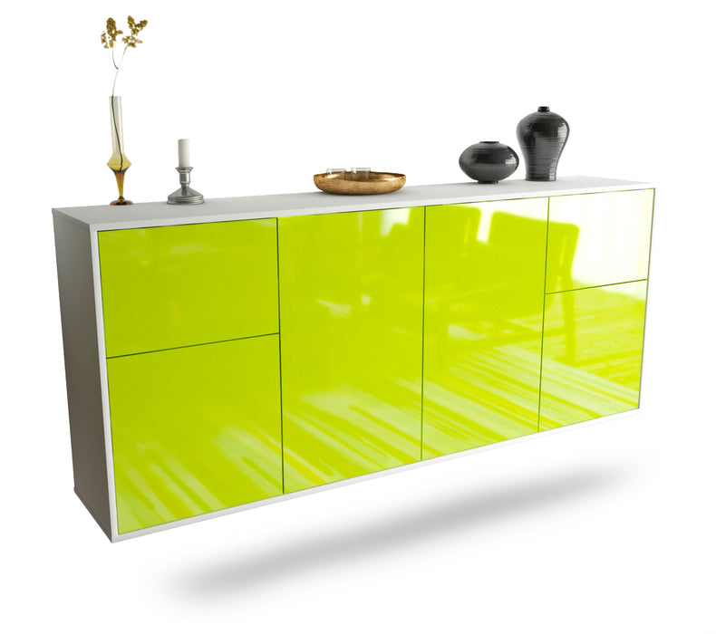 Sideboard Costa Mesa, Grün, hängend (180x79x35cm)