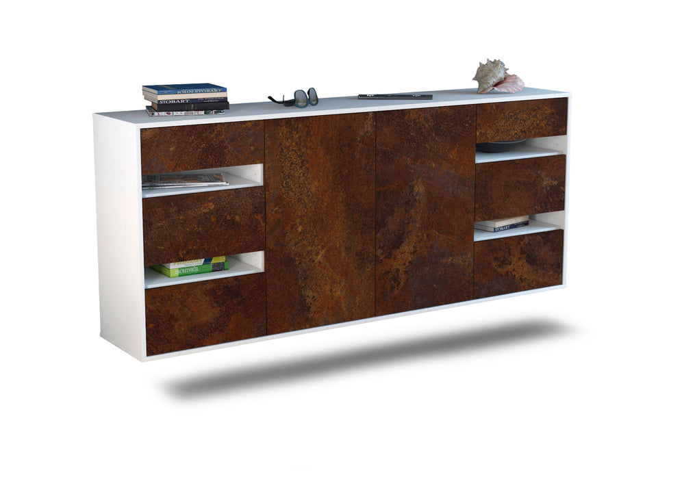 Sideboard Roseville, Rost, hängend (180x79x35cm)