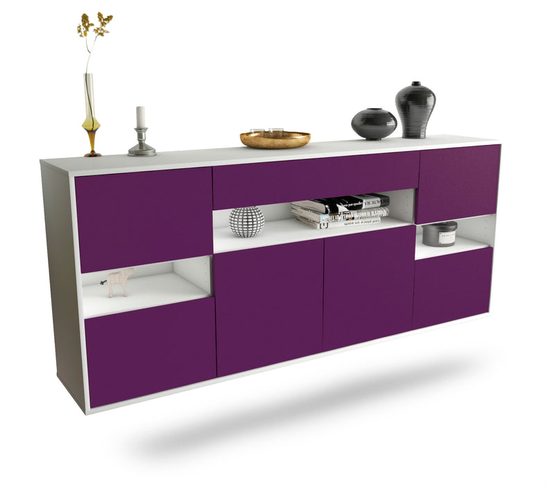 Sideboard Downey, Lila, hängend (180x79x35cm)