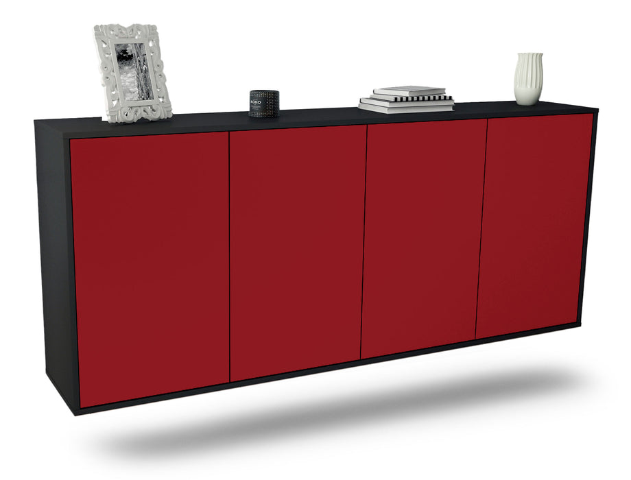 Sideboard Lakewood, Bordeaux, hängend (180x79x35cm)