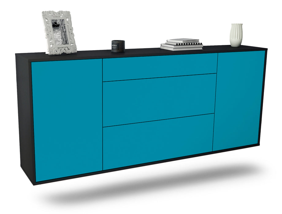 Sideboard Syracuse, Türkis, hängend (180x79x35cm)