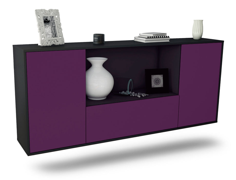 Sideboard Fort Collins, Lila, hängend (180x79x35cm)