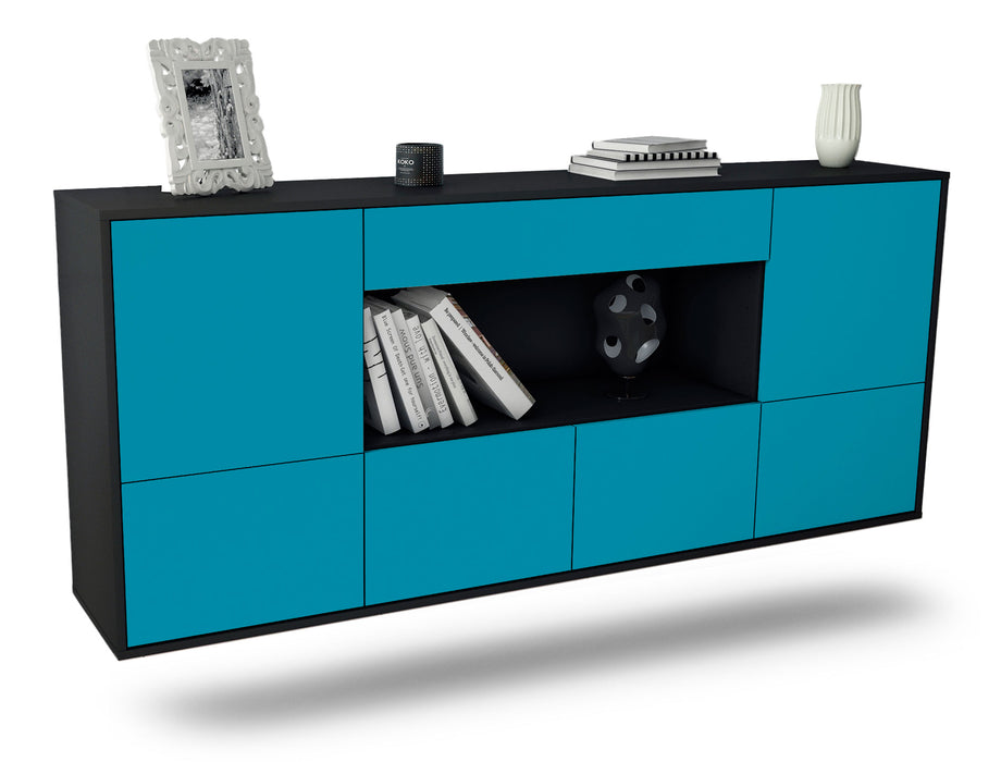 Sideboard Fullerton, Türkis, hängend (180x79x35cm)