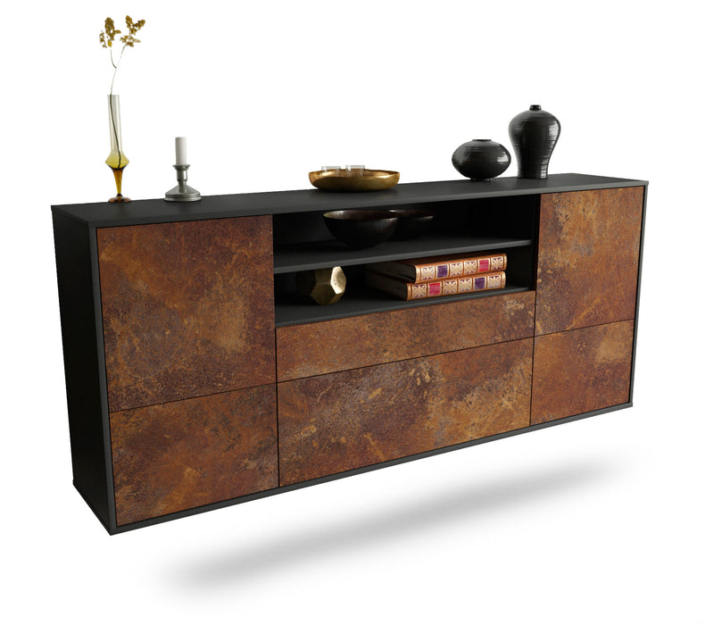 Sideboard Elk Grove, Rost, hängend (180x79x35cm)