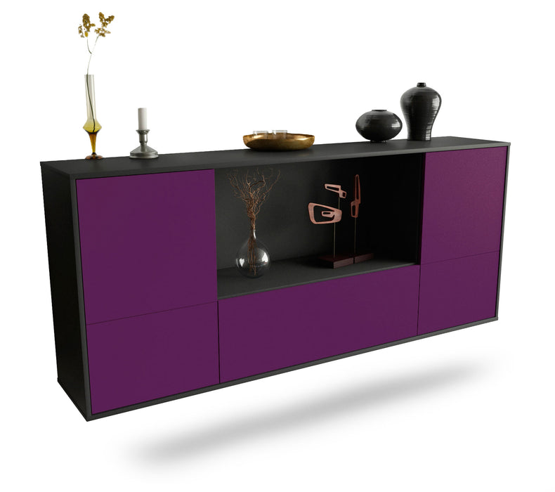 Sideboard Sunnyvale, Lila, hängend (180x79x35cm)