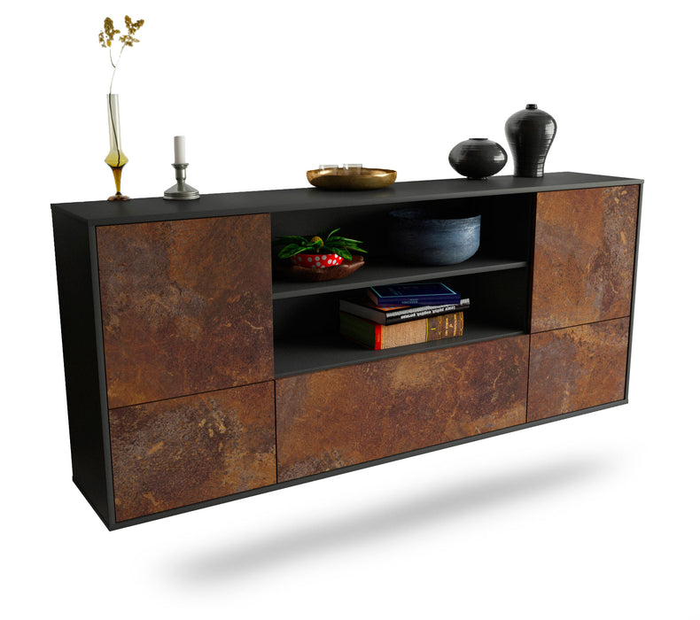 Sideboard Sterling Heights, Rost, hängend (180x79x35cm)