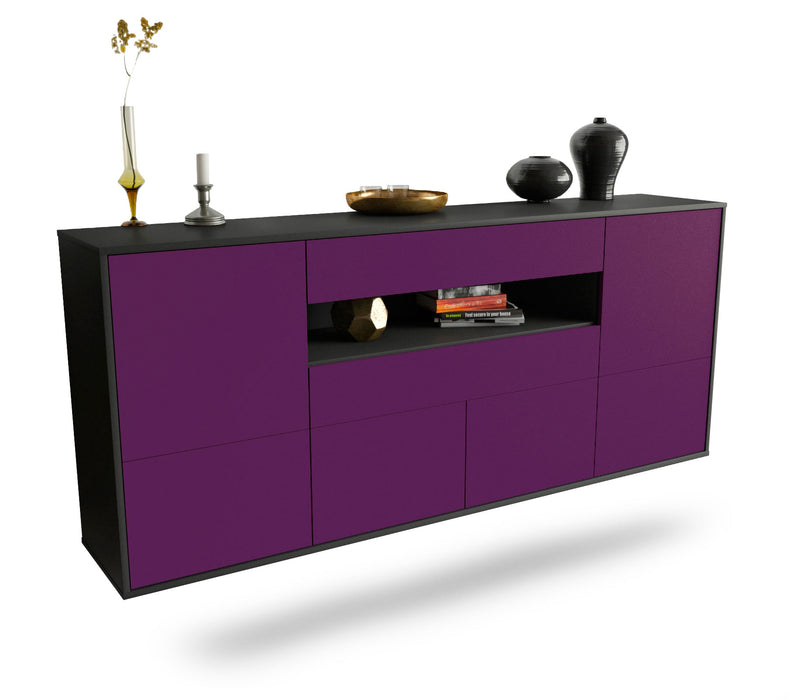 Sideboard McAllen, Lila, hängend (180x79x35cm)