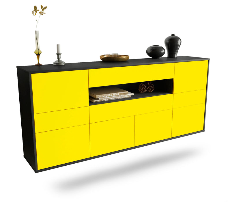 Sideboard Coral Springs, Gelb, hängend (180x79x35cm)