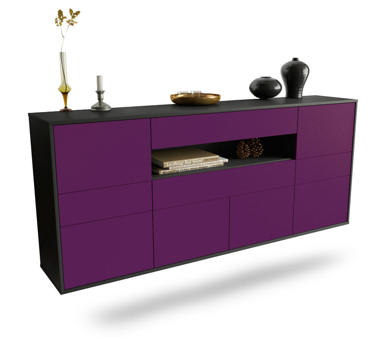 Sideboard Coral Springs, Lila, hängend (180x79x35cm)